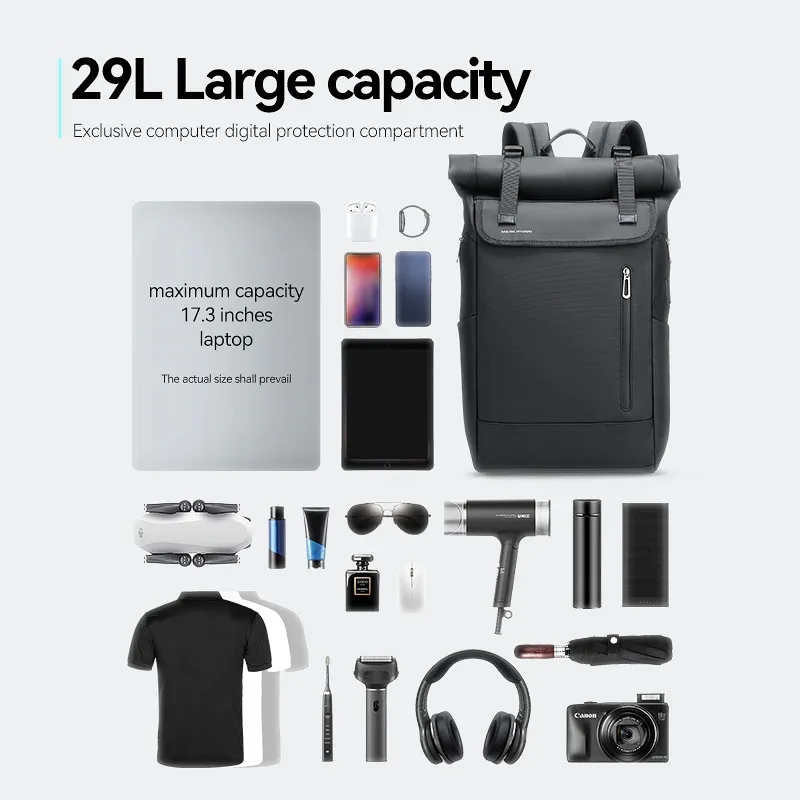 Mark Ryden MR 2908 Expandable Backpack 29L 17.3" – view 11