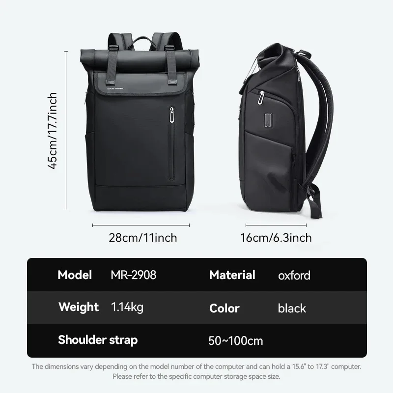 Mark Ryden MR 2908 Expandable Backpack 29L 17.3" – view 3