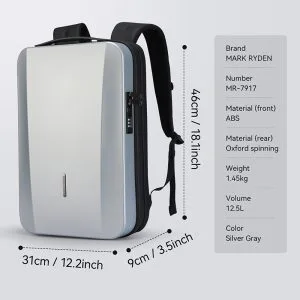 Mark Ryden MR 7917 Hard-Shell Anti-Theft Backpack 17" – view 3
