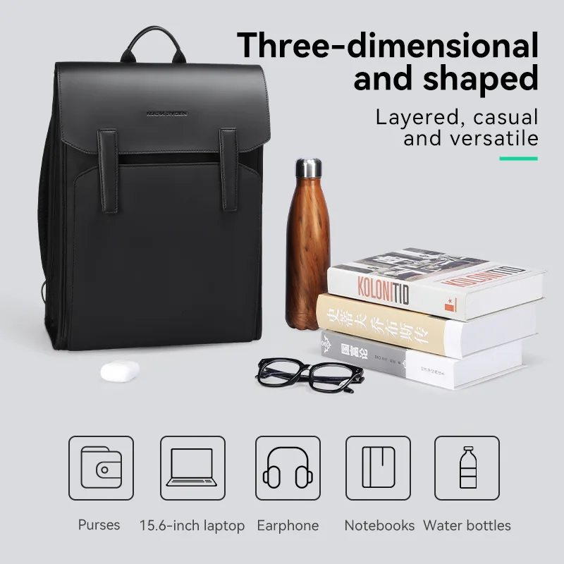 Mark Ryden MR 6602 Leather Laptop Backpack 15.6" – view 5