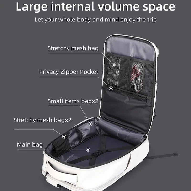 Mark Ryden MR 9004 Laptop Backpack 17.3" Grey – view 6