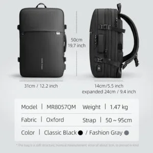 Mark Ryden MR 8057 QM Expandable Backpack with Vacuum Bag – view 3